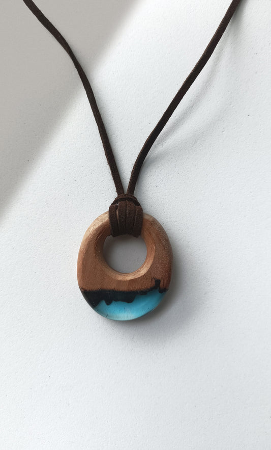 Colgante Abisal - Madera de deriva y resina